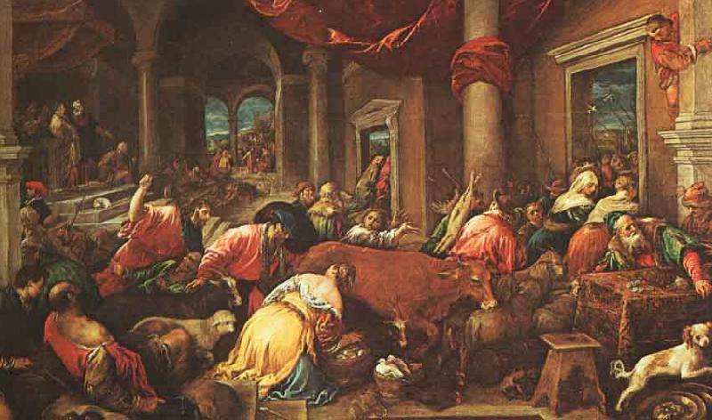 Jacopo Bassano The Purification of the Temple china oil painting image